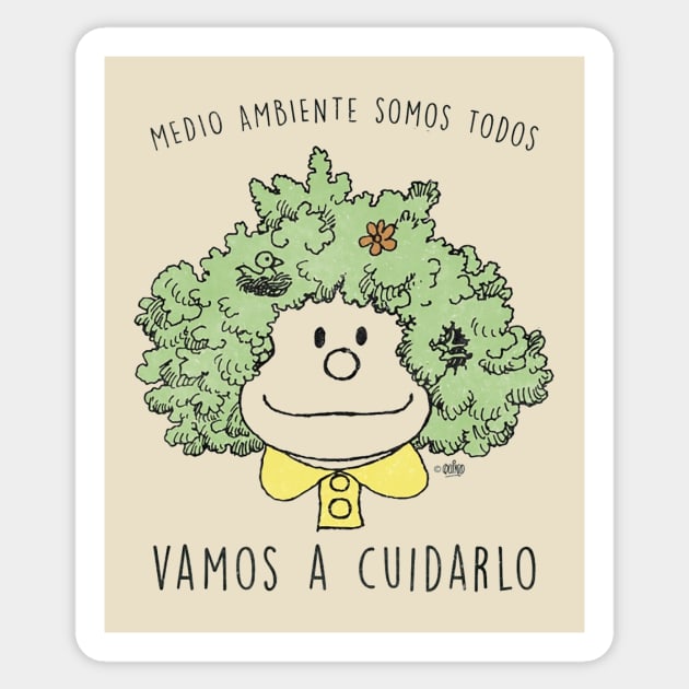 Medio Ambiente Somos Todos Sticker by Gemini Chronicles